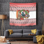 New Zealand Animal Christmas Tapestry Maori Inspired Kowhaiwhai Patterns