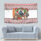 New Zealand Animal Christmas Tapestry Maori Inspired Kowhaiwhai Patterns