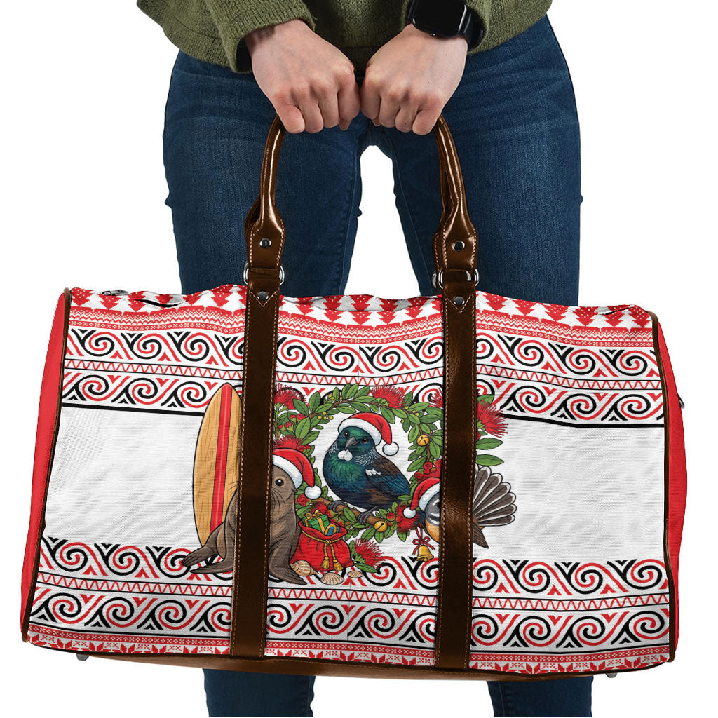 New Zealand Animal Christmas Travel Bag Maori Inspired Kowhaiwhai Patterns