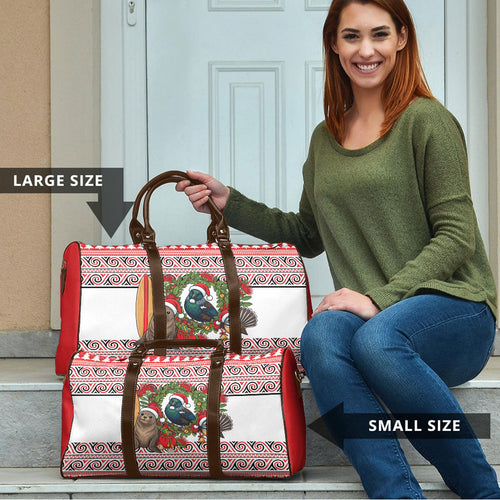 New Zealand Animal Christmas Travel Bag Maori Inspired Kowhaiwhai Patterns