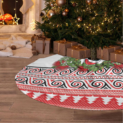 New Zealand Animal Christmas Tree Skirt Maori Inspired Kowhaiwhai Patterns