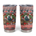 New Zealand Animal Christmas Tumbler Cup Maori Inspired Kowhaiwhai Patterns