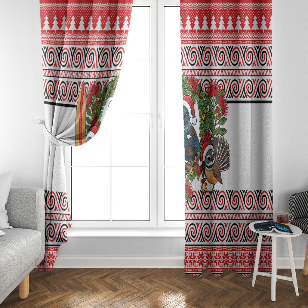 New Zealand Animal Christmas Window Curtain Maori Inspired Kowhaiwhai Patterns