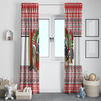 New Zealand Animal Christmas Window Curtain Maori Inspired Kowhaiwhai Patterns