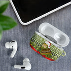 New Zealand Kakapo Christmas AirPods Case Maori Inspired Knitted Patterns