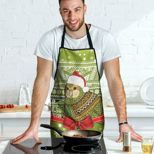 New Zealand Kakapo Christmas Apron Maori Inspired Knitted Patterns