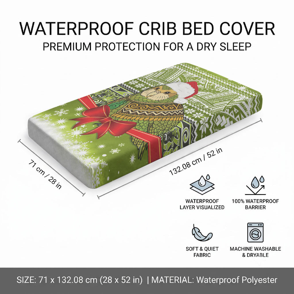 New Zealand Kakapo Christmas Baby Bed Cover Maori Inspired Knitted Patterns