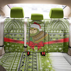 New Zealand Kakapo Christmas Back Car Seat Cover Maori Inspired Knitted Patterns