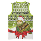 New Zealand Kakapo Christmas Basketball Jersey Maori Inspired Knitted Patterns