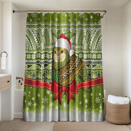 New Zealand Kakapo Christmas Bathroom Set Maori Inspired Knitted Patterns