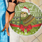 New Zealand Kakapo Christmas Beach Blanket Maori Inspired Knitted Patterns