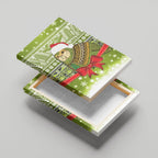 New Zealand Kakapo Christmas Canvas Wall Art Maori Inspired Knitted Patterns