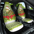 New Zealand Kakapo Christmas Car Seat Cover Maori Inspired Knitted Patterns