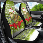 New Zealand Kakapo Christmas Car Seat Cover Maori Inspired Knitted Patterns