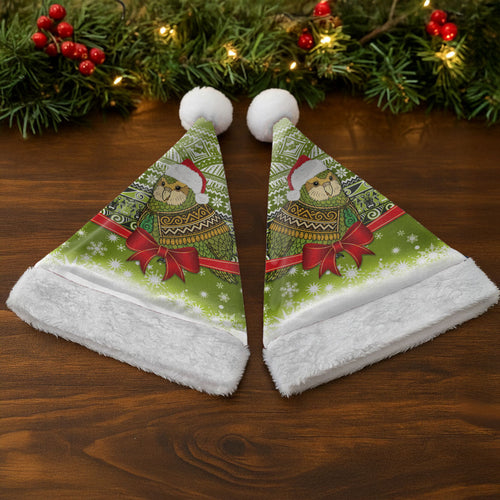 New Zealand Kakapo Christmas Santa Hat Maori Inspired Knitted Patterns