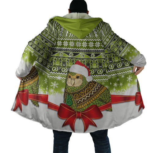 New Zealand Kakapo Christmas Cloak Maori Inspired Knitted Patterns
