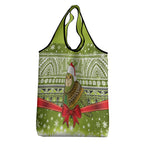 New Zealand Kakapo Christmas Grocery Bag Maori Inspired Knitted Patterns