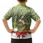 New Zealand Kakapo Christmas Hawaiian Shirt Maori Inspired Knitted Patterns