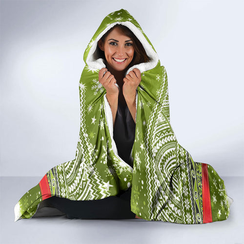 New Zealand Kakapo Christmas Hooded Blanket Maori Inspired Knitted Patterns