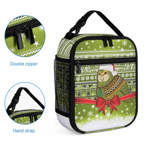 New Zealand Kakapo Christmas Lunch Bag Maori Inspired Knitted Patterns