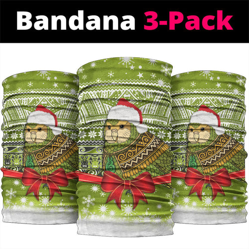 New Zealand Kakapo Christmas Neck Gaiter Maori Inspired Knitted Patterns
