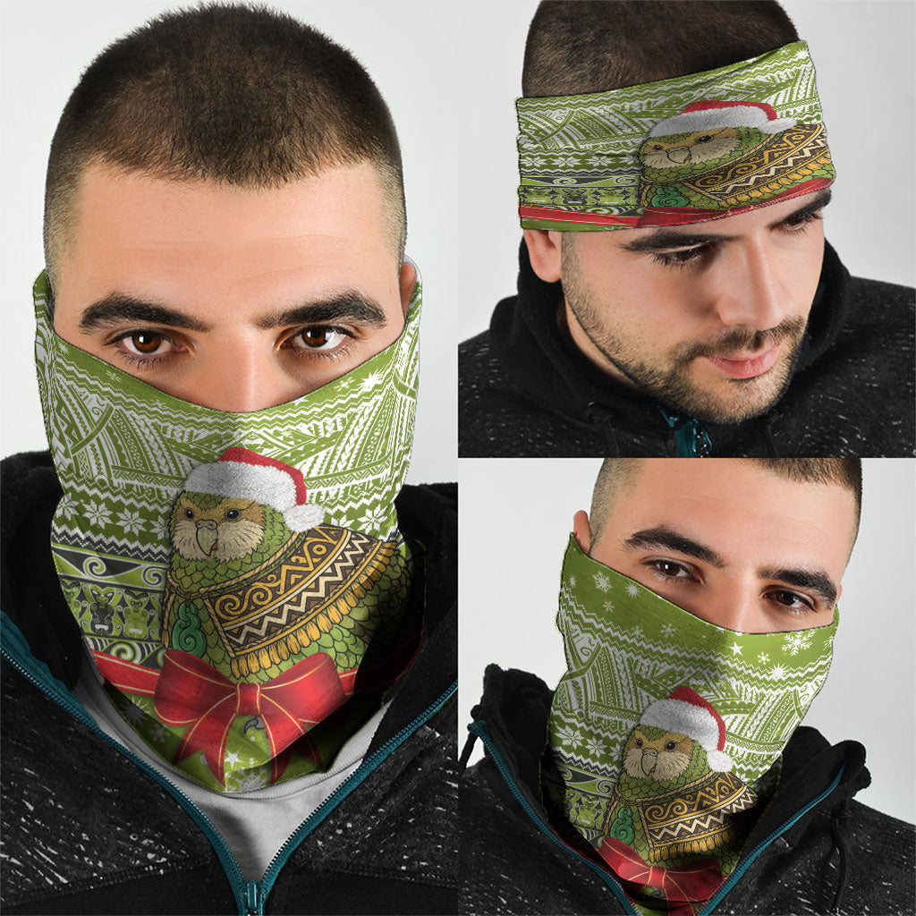 New Zealand Kakapo Christmas Neck Gaiter Maori Inspired Knitted Patterns