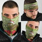 New Zealand Kakapo Christmas Neck Gaiter Maori Inspired Knitted Patterns