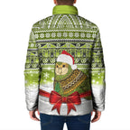 New Zealand Kakapo Christmas Padded Jacket Maori Inspired Knitted Patterns