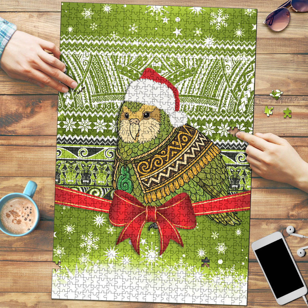 New Zealand Kakapo Christmas Puzzle Maori Inspired Knitted Patterns