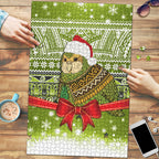 New Zealand Kakapo Christmas Puzzle Maori Inspired Knitted Patterns