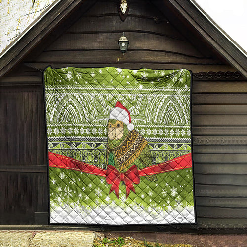 New Zealand Kakapo Christmas Quilt Maori Inspired Knitted Patterns
