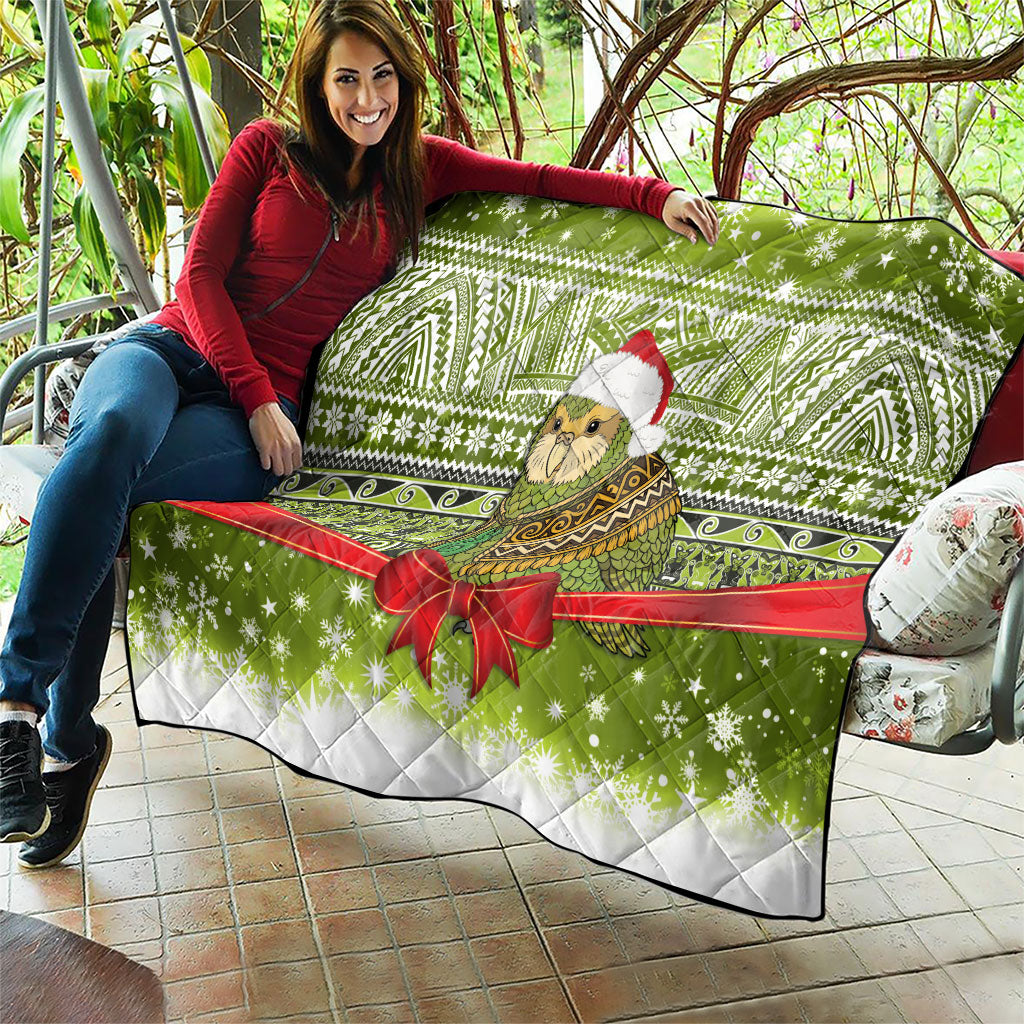 New Zealand Kakapo Christmas Quilt Maori Inspired Knitted Patterns