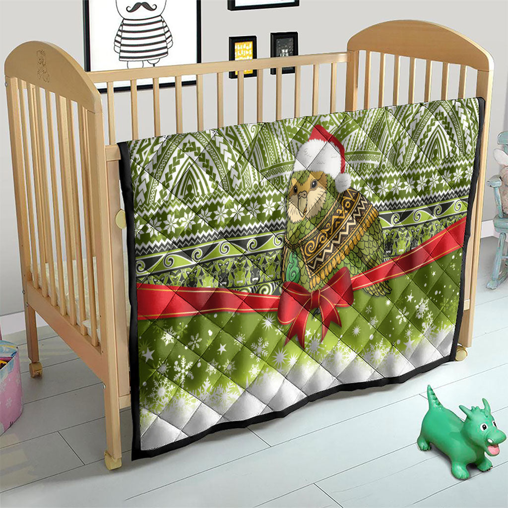 New Zealand Kakapo Christmas Quilt Maori Inspired Knitted Patterns