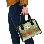 New Zealand Kakapo Christmas Shoulder Handbag Maori Inspired Knitted Patterns
