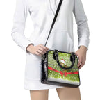 New Zealand Kakapo Christmas Shoulder Handbag Maori Inspired Knitted Patterns