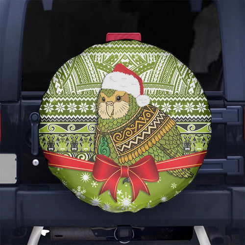 New Zealand Kakapo Christmas Spare Tire Cover Maori Inspired Knitted Patterns
