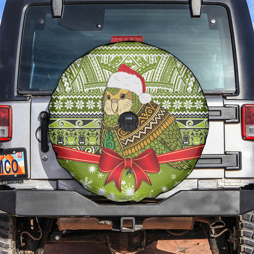 New Zealand Kakapo Christmas Spare Tire Cover Maori Inspired Knitted Patterns
