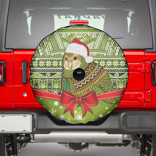 New Zealand Kakapo Christmas Spare Tire Cover Maori Inspired Knitted Patterns