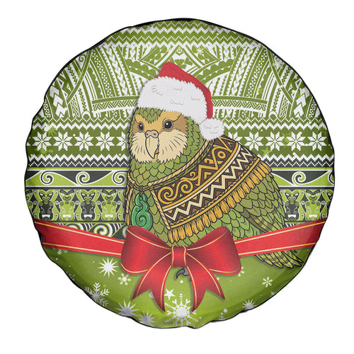 New Zealand Kakapo Christmas Spare Tire Cover Maori Inspired Knitted Patterns