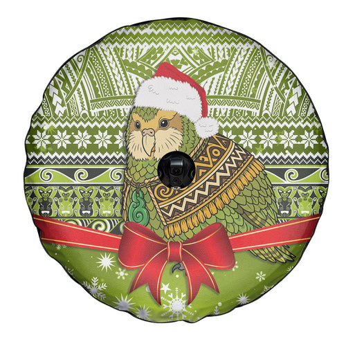 New Zealand Kakapo Christmas Spare Tire Cover Maori Inspired Knitted Patterns