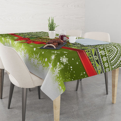 New Zealand Kakapo Christmas Tablecloth Maori Inspired Knitted Patterns
