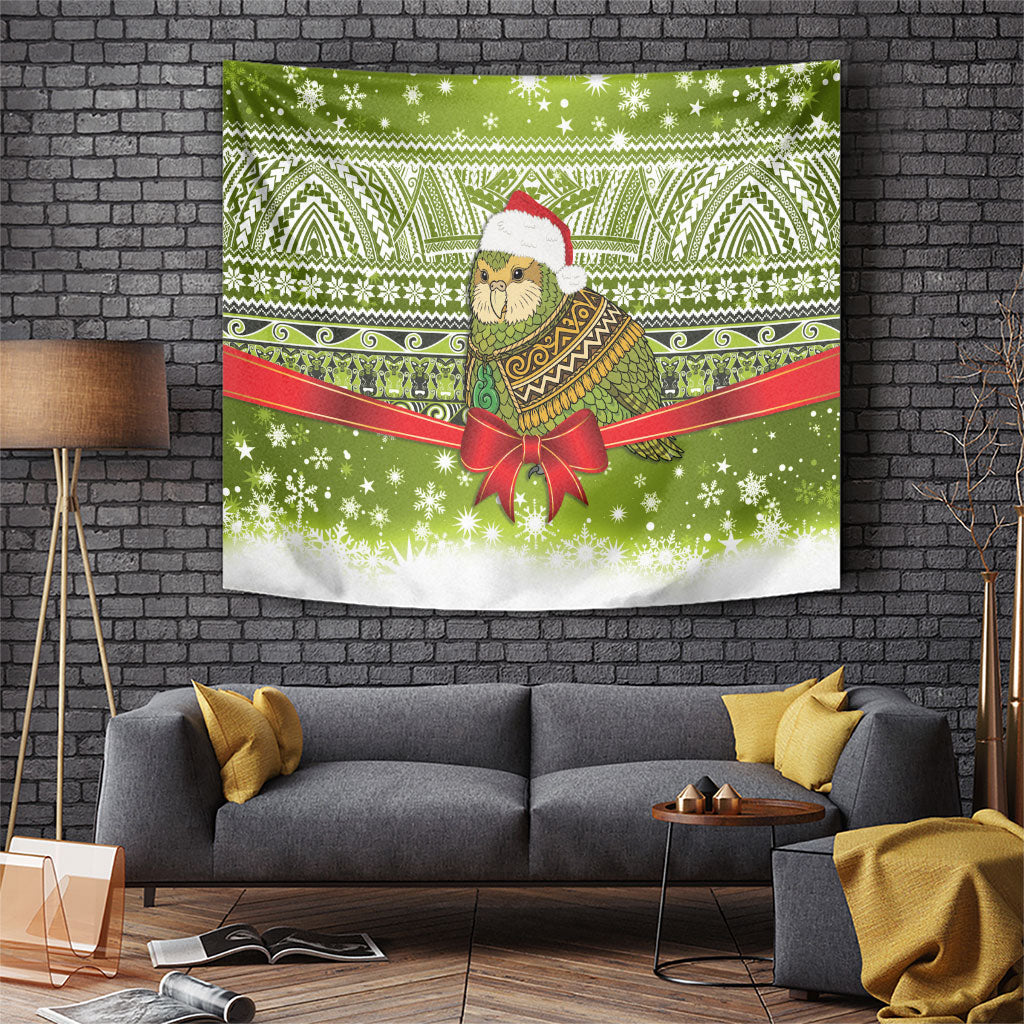 New Zealand Kakapo Christmas Tapestry Maori Inspired Knitted Patterns