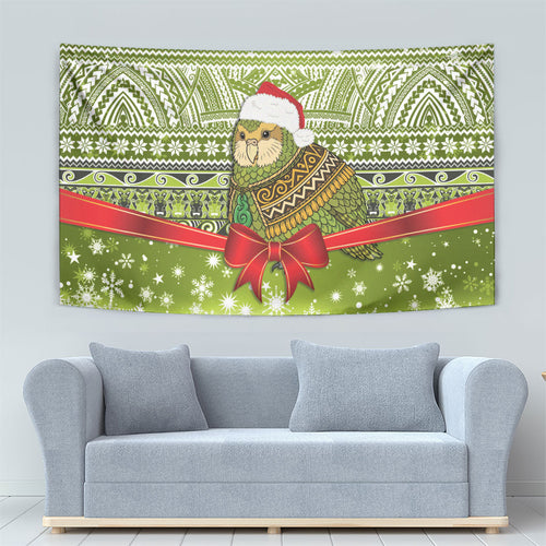 New Zealand Kakapo Christmas Tapestry Maori Inspired Knitted Patterns