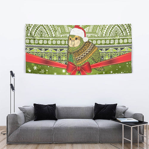 New Zealand Kakapo Christmas Tapestry Maori Inspired Knitted Patterns