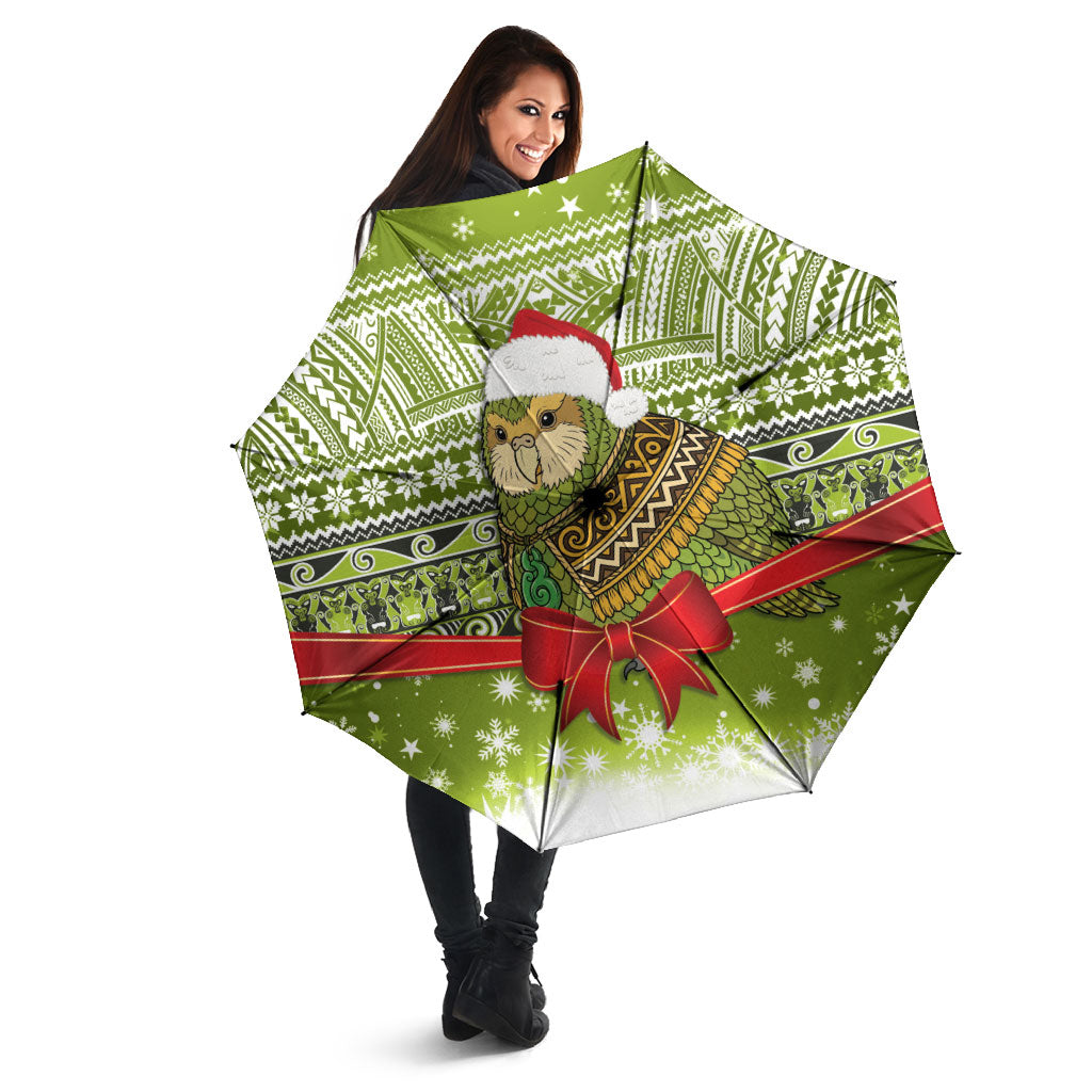 New Zealand Kakapo Christmas Umbrella Maori Inspired Knitted Patterns