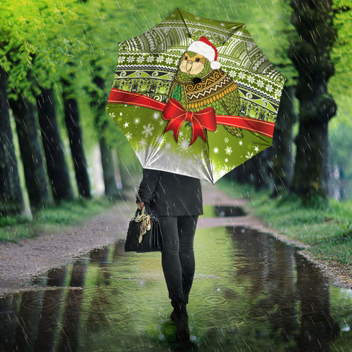 New Zealand Kakapo Christmas Umbrella Maori Inspired Knitted Patterns