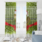 New Zealand Kakapo Christmas Window Curtain Maori Inspired Knitted Patterns