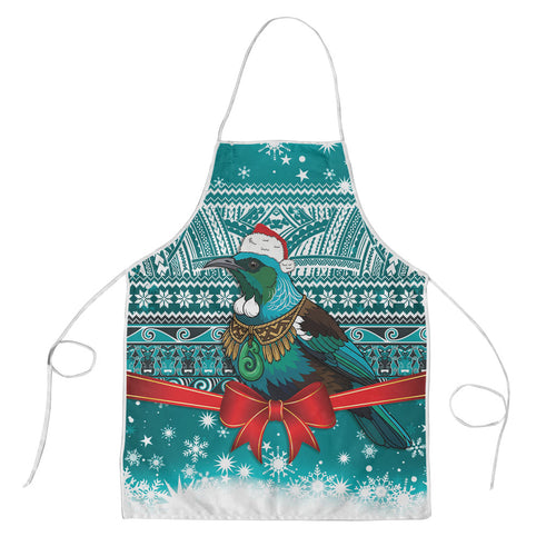 New Zealand Tui Bird Christmas Apron Maori Inspired Knitted Patterns