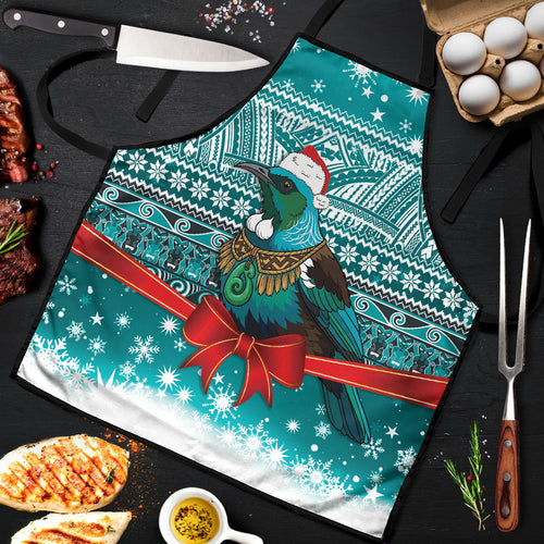 New Zealand Tui Bird Christmas Apron Maori Inspired Knitted Patterns