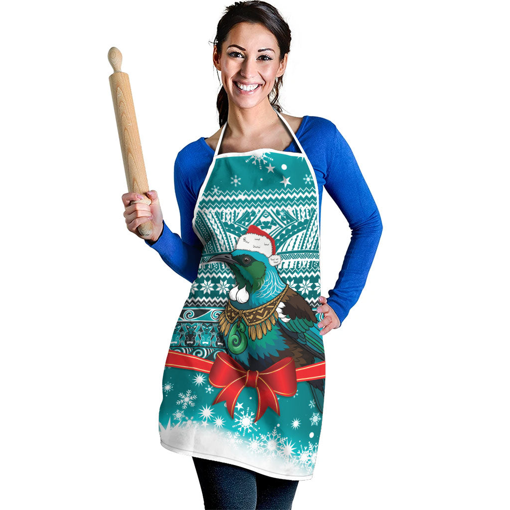 New Zealand Tui Bird Christmas Apron Maori Inspired Knitted Patterns